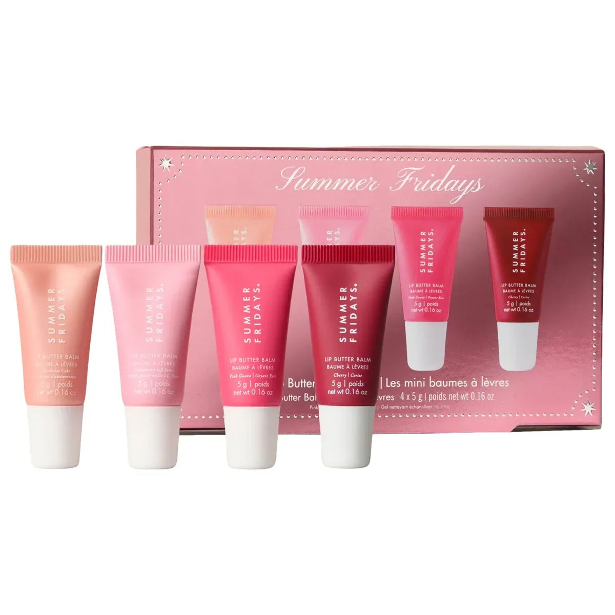 Summer Fridays Lip Butter Balm Minis – Pink Set