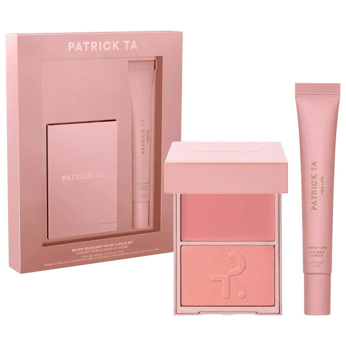 Patrick Ta Major Headlines Blush Duo & Lip Balm Gift Set