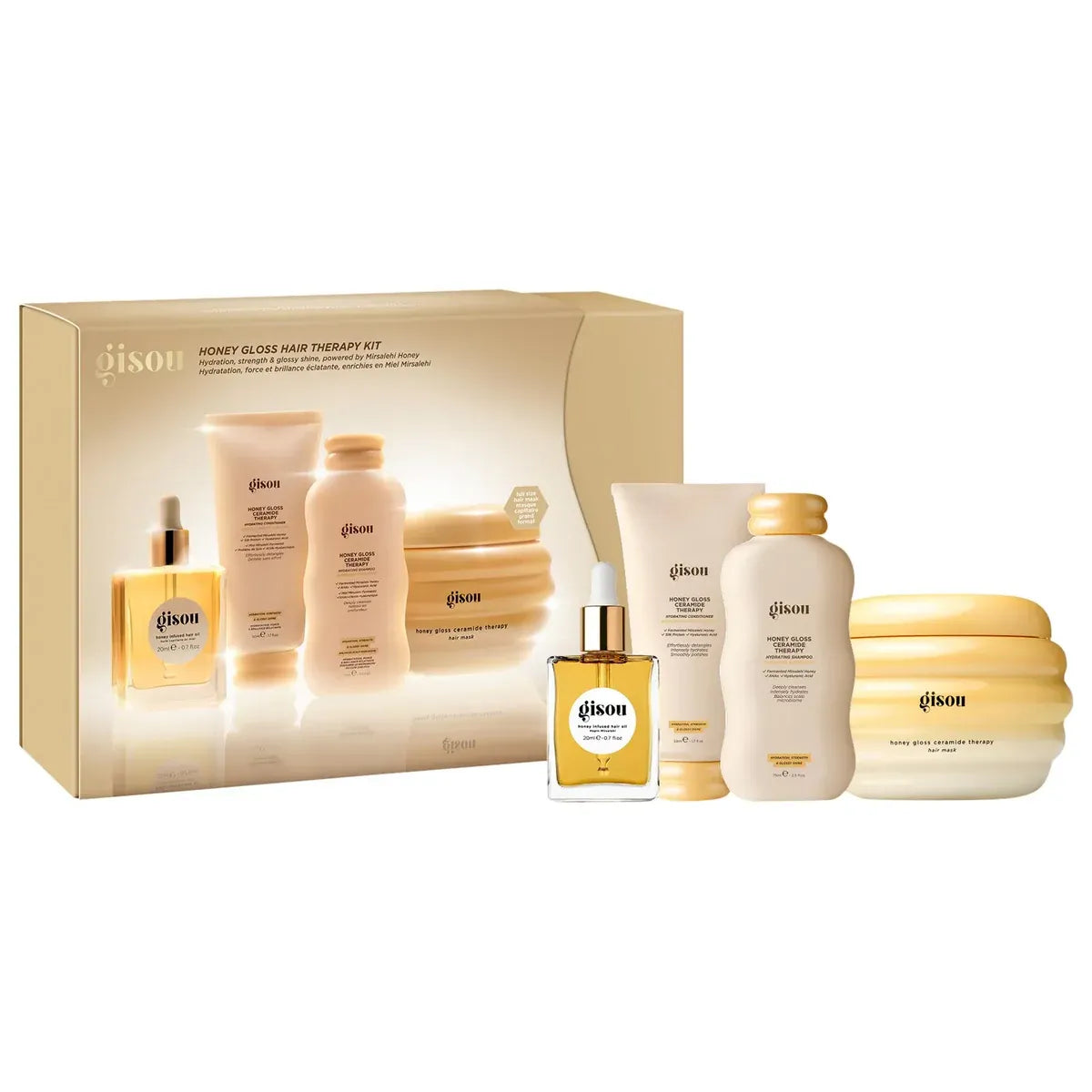 Gisou Honey Gloss Hair Therapy Set