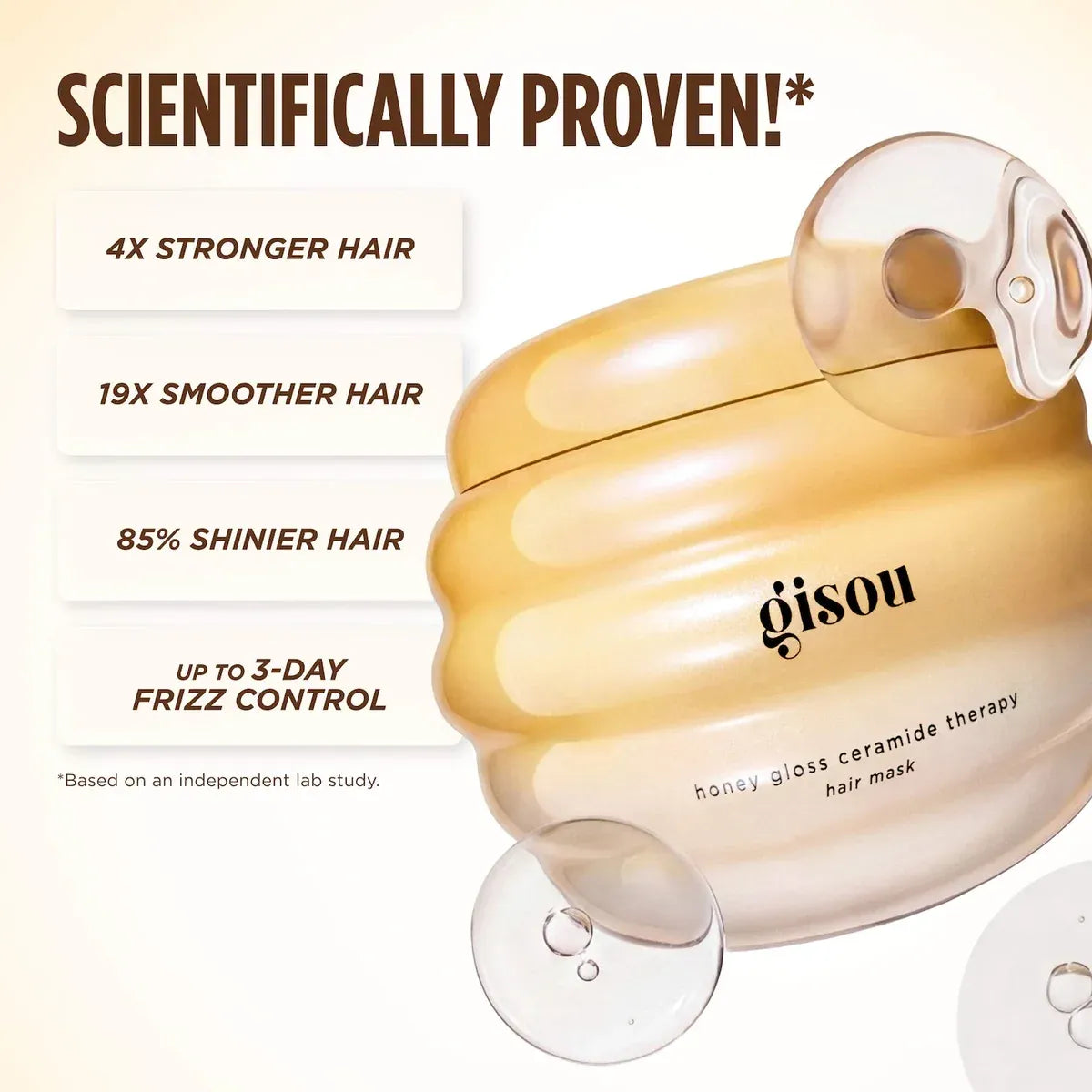 Gisou Mini Honey Gloss Ceramide Therapy Hair Mask