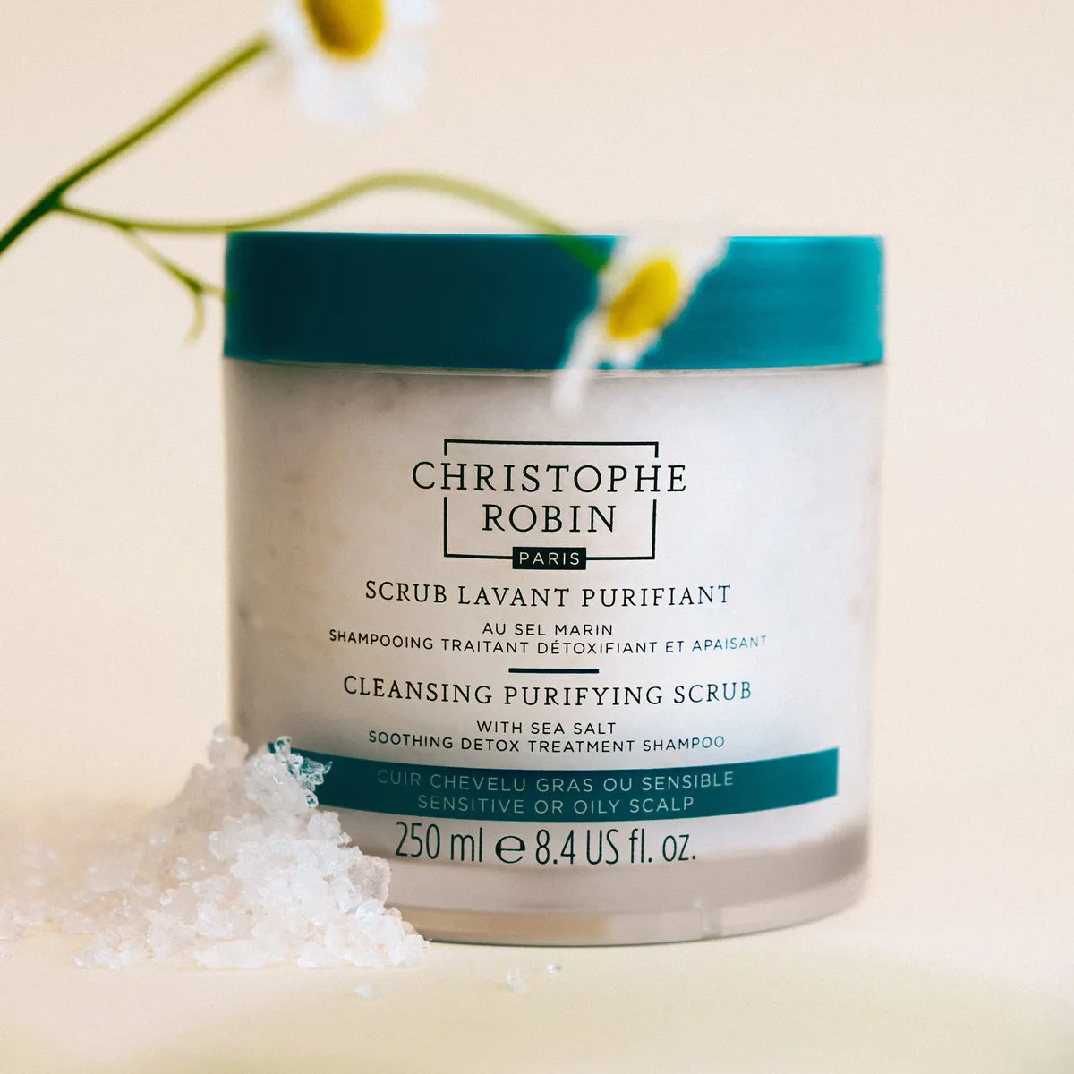 Christophe Robin Cleansing Purifying Scrub with Sea Salt 250 ml
