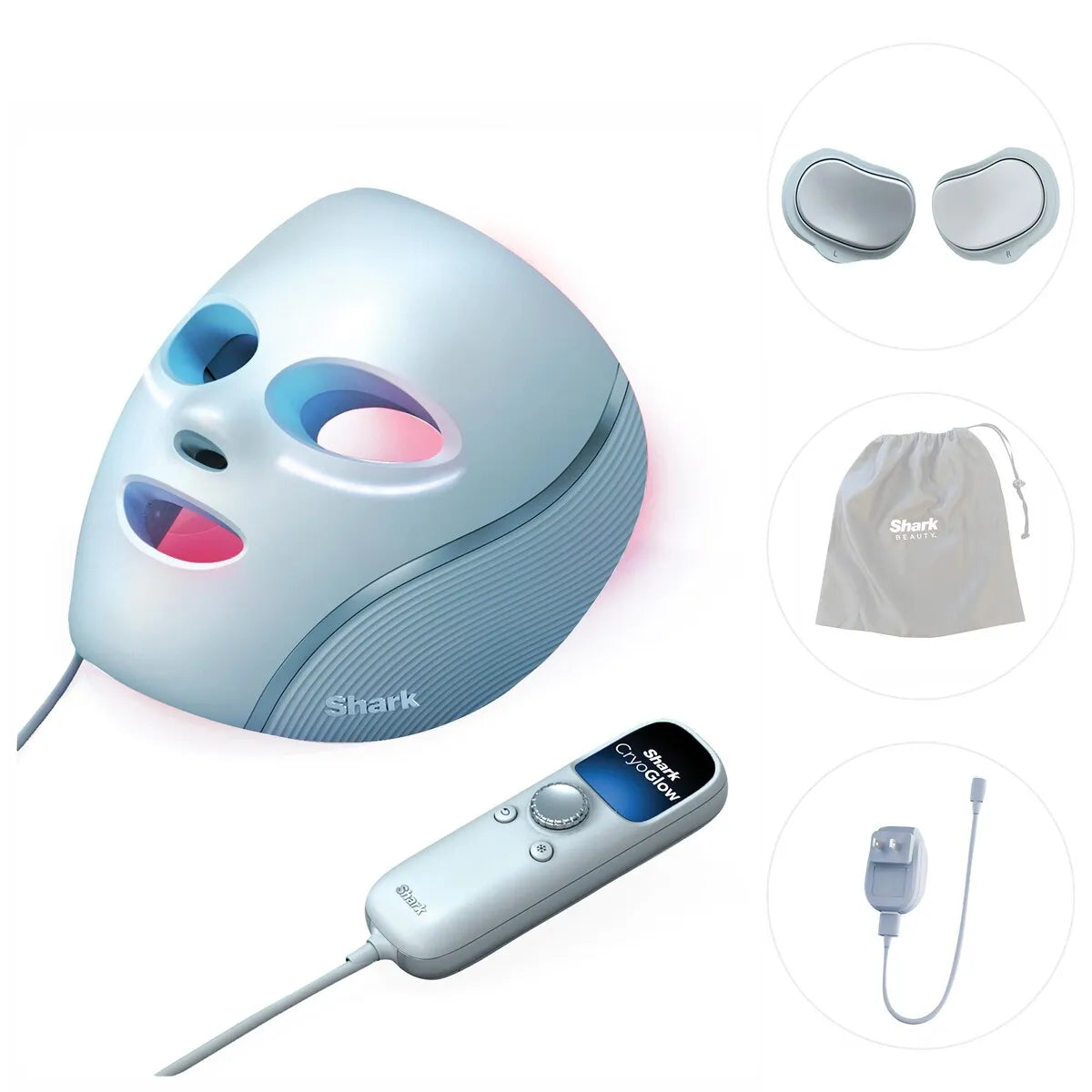 Shark CryoGlow Under-Eye Cooling + LED Face Mask