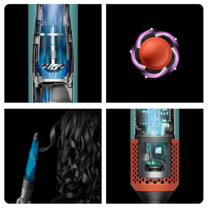 Dyson Airwrap i.d. Complete Long multistyler and hair dryer, Ceramic Patina/Topaz